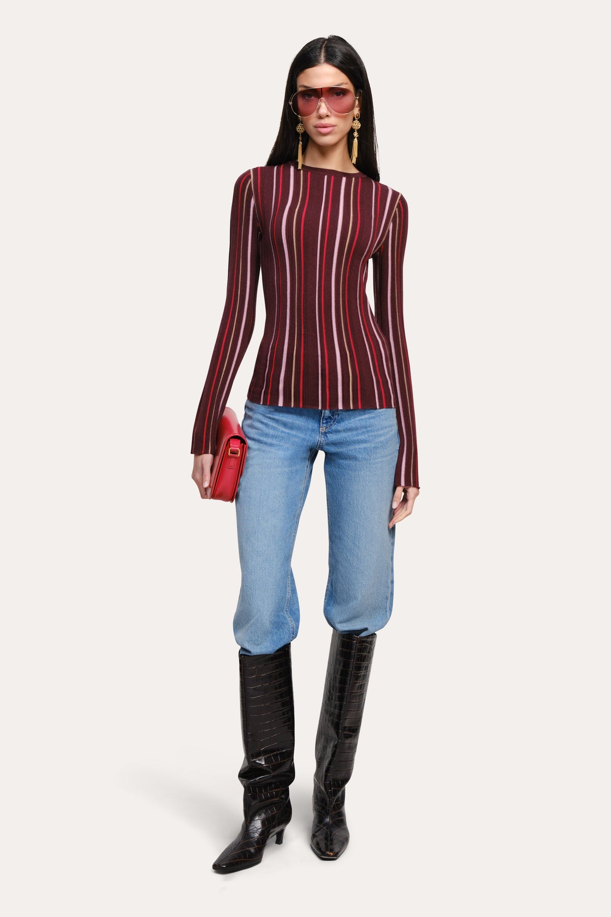 Elie Tahari Lucia Silk Wool Top