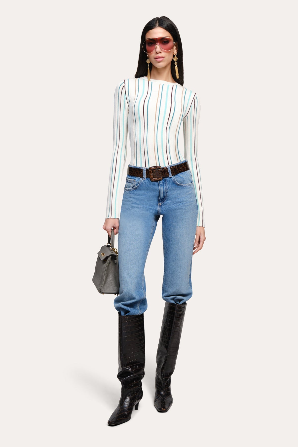 Elie Tahari Lucia Silk Wool Top