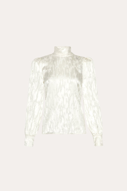 Elie Tahari Silk Jacquard Blouse