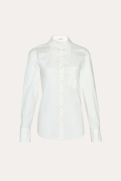 Elie Tahari Mari Cotton Poplin Button Down