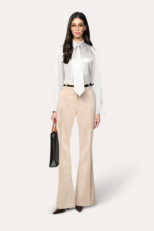 Elie Tahari Silk Tie Button Down