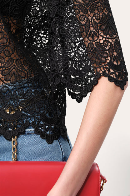 Elie Tahari Jackie Lace Shirt