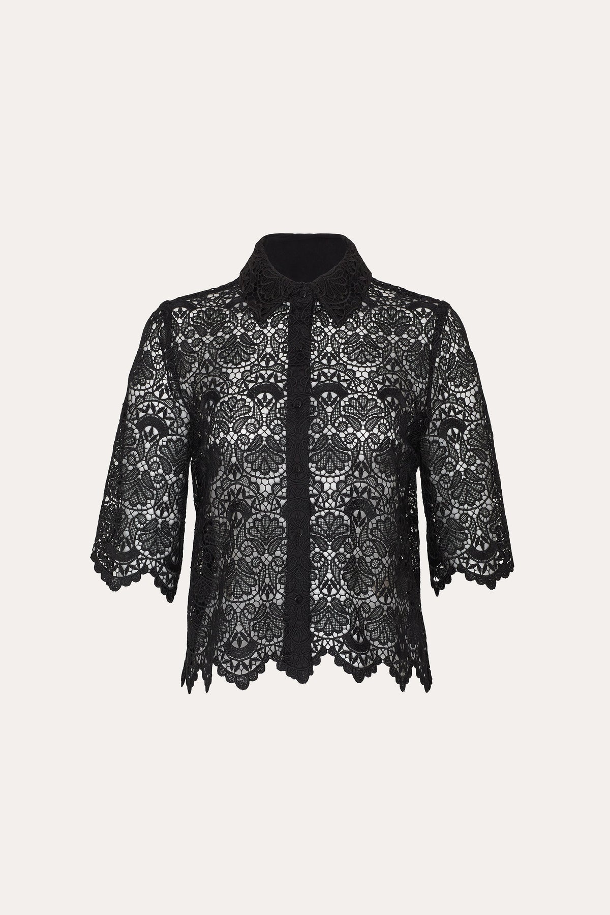 Elie Tahari Jackie Lace Shirt