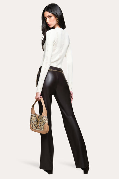 Elie Tahari Silk Pointelle Sweater