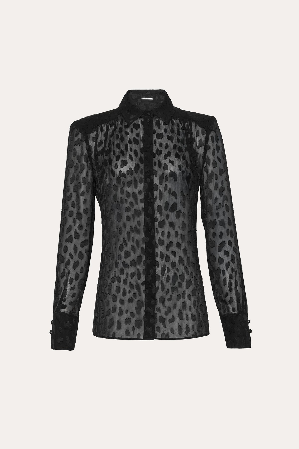 Elie Tahari Burnout Tie Button Down