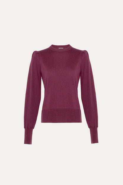 Elie Tahari Wool Blouson Sweater