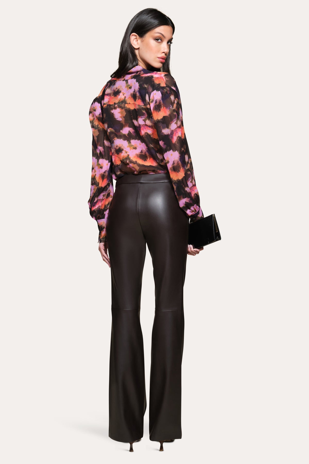 Elie Tahari Brushstroke Silk Blouse