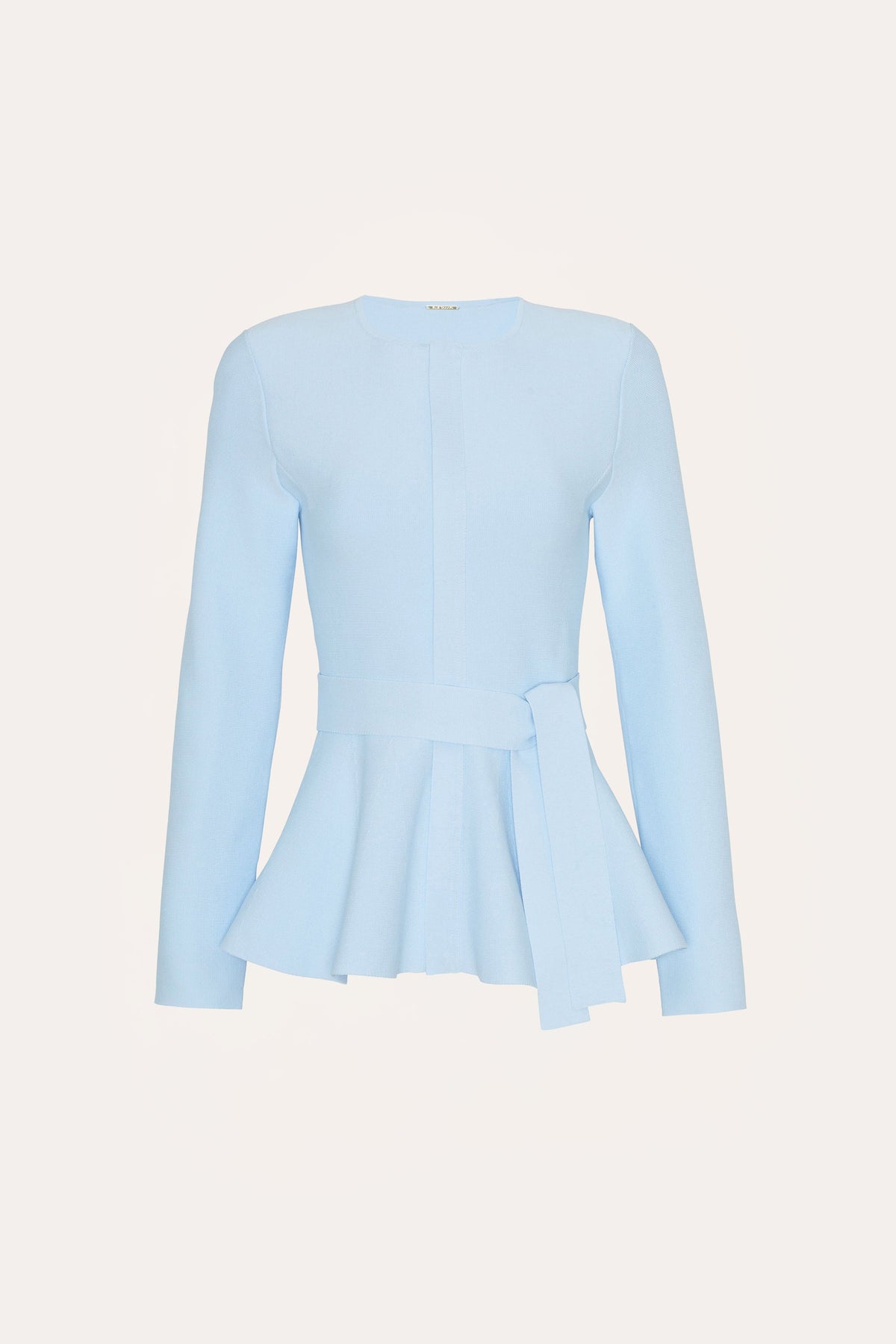 Elie Tahari Blair Milano Sculpt Peplum Top