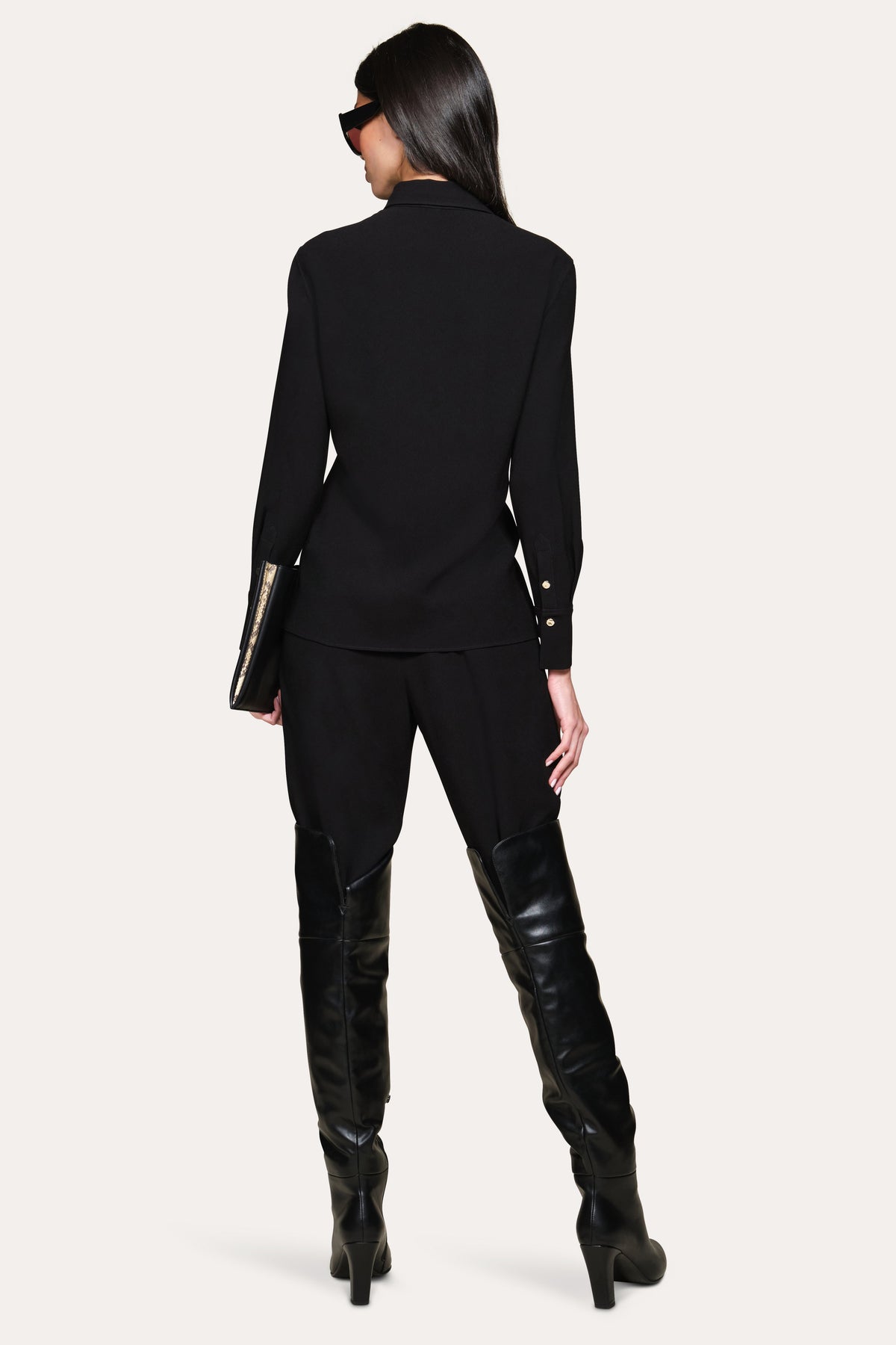 Elie Tahari Japanese Crepe Button Down
