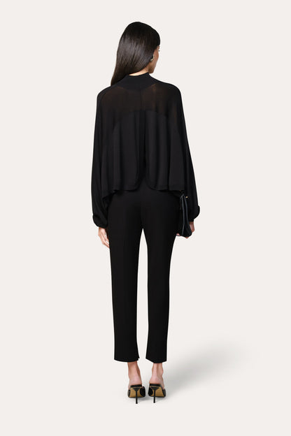 Elie Tahari Overlay Two Piece Tube Top Sweater