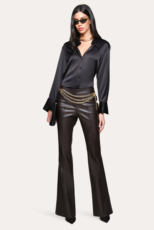 Elie Tahari Silk Button Down