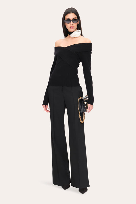 Elie Tahari Off-Shoulder Sweater
