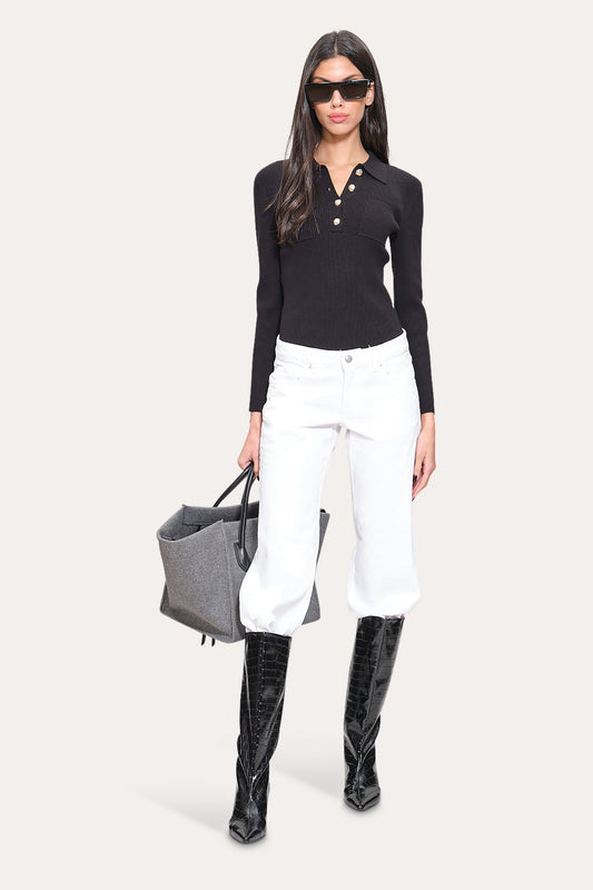 Elie Tahari Classic Knitted Polo