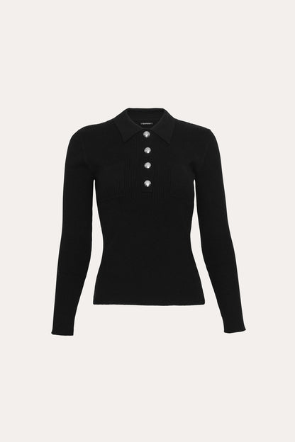 Elie Tahari Classic Knitted Polo