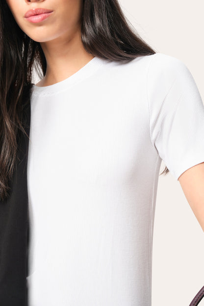 Elie Tahari Classic Rib Tee