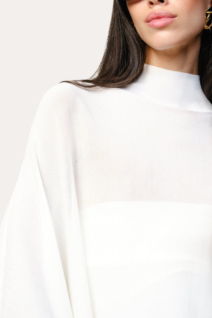 Elie Tahari Overlay Two Piece Tube Top Sweater