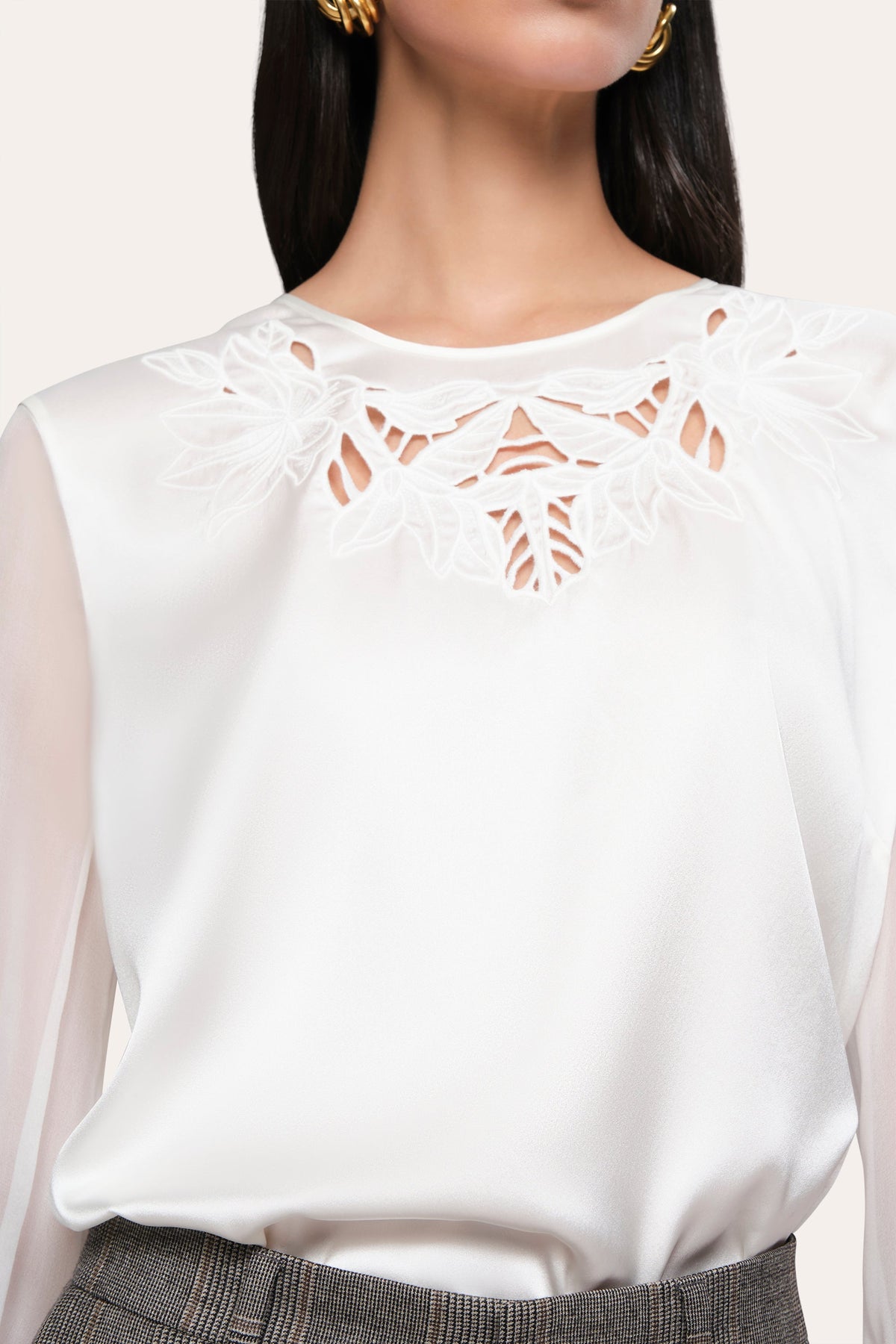 Elie Tahari Olivia Silk Blouse