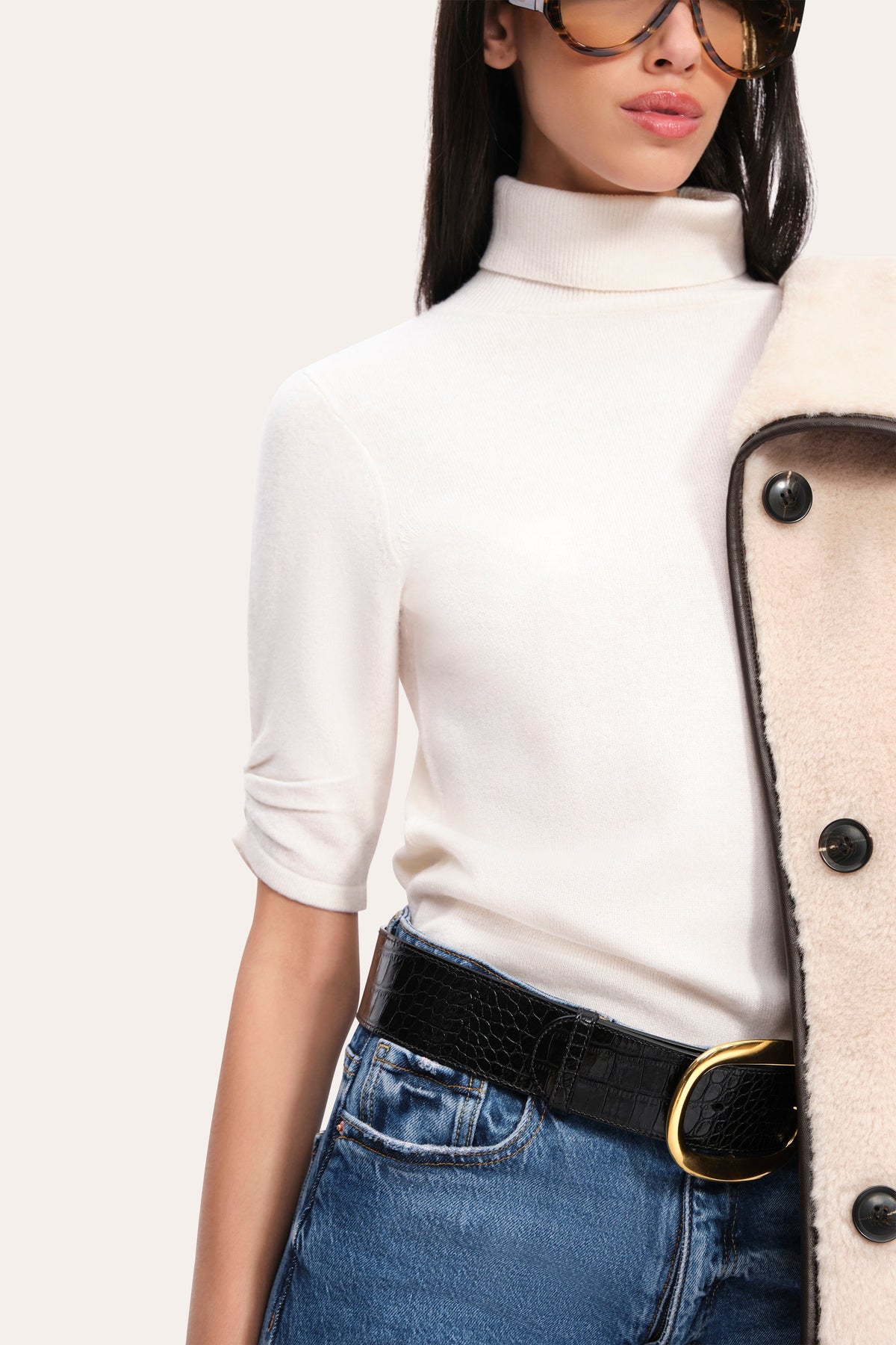 Elie Tahari Cash-Wool Sweater