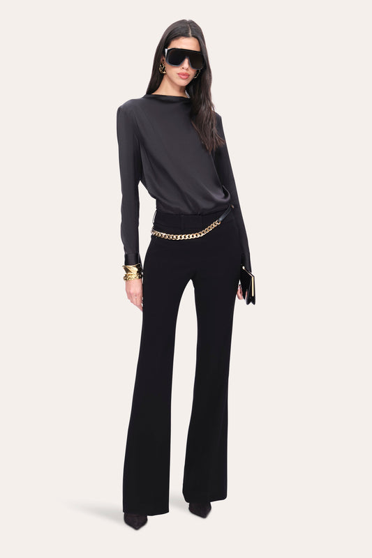 Elie Tahari Silk Draped Top