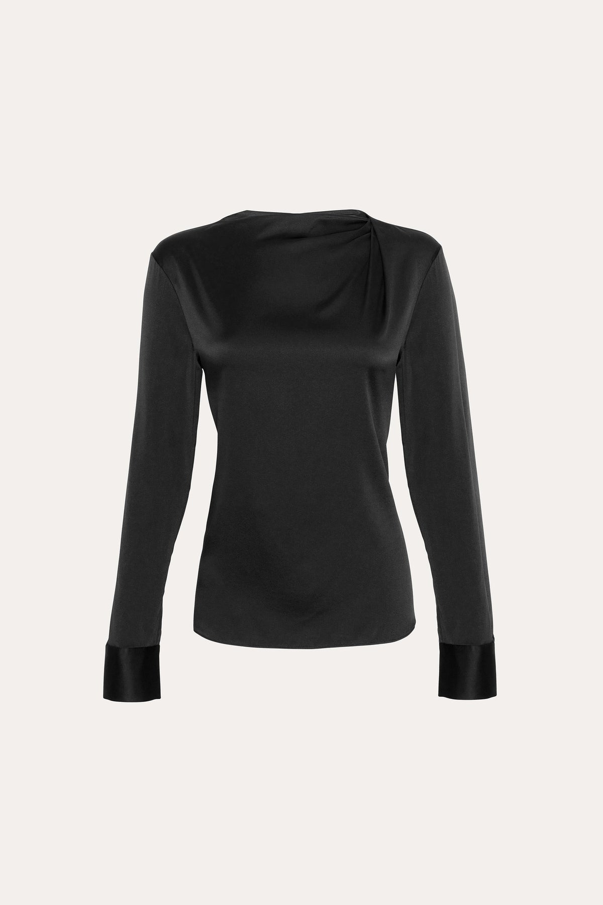 Elie Tahari Silk Draped Top