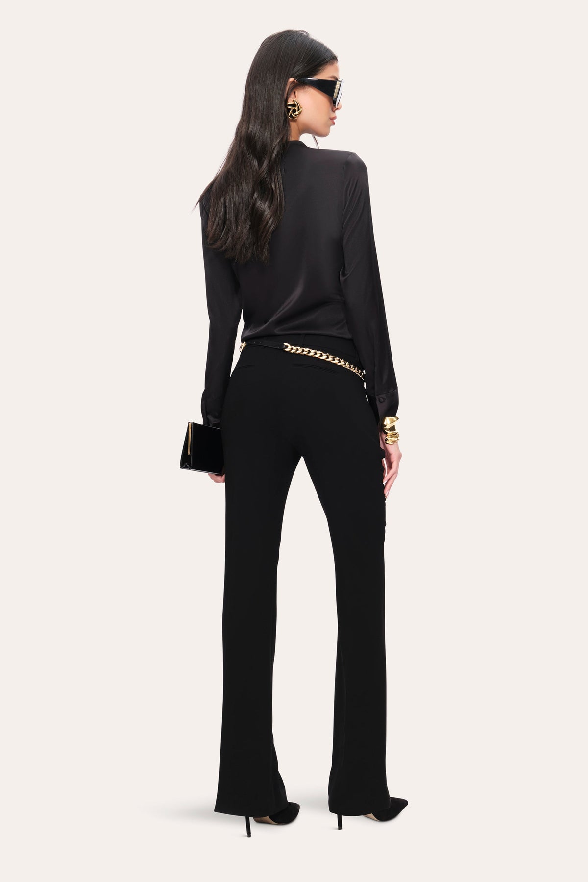 Elie Tahari Silk Draped Top
