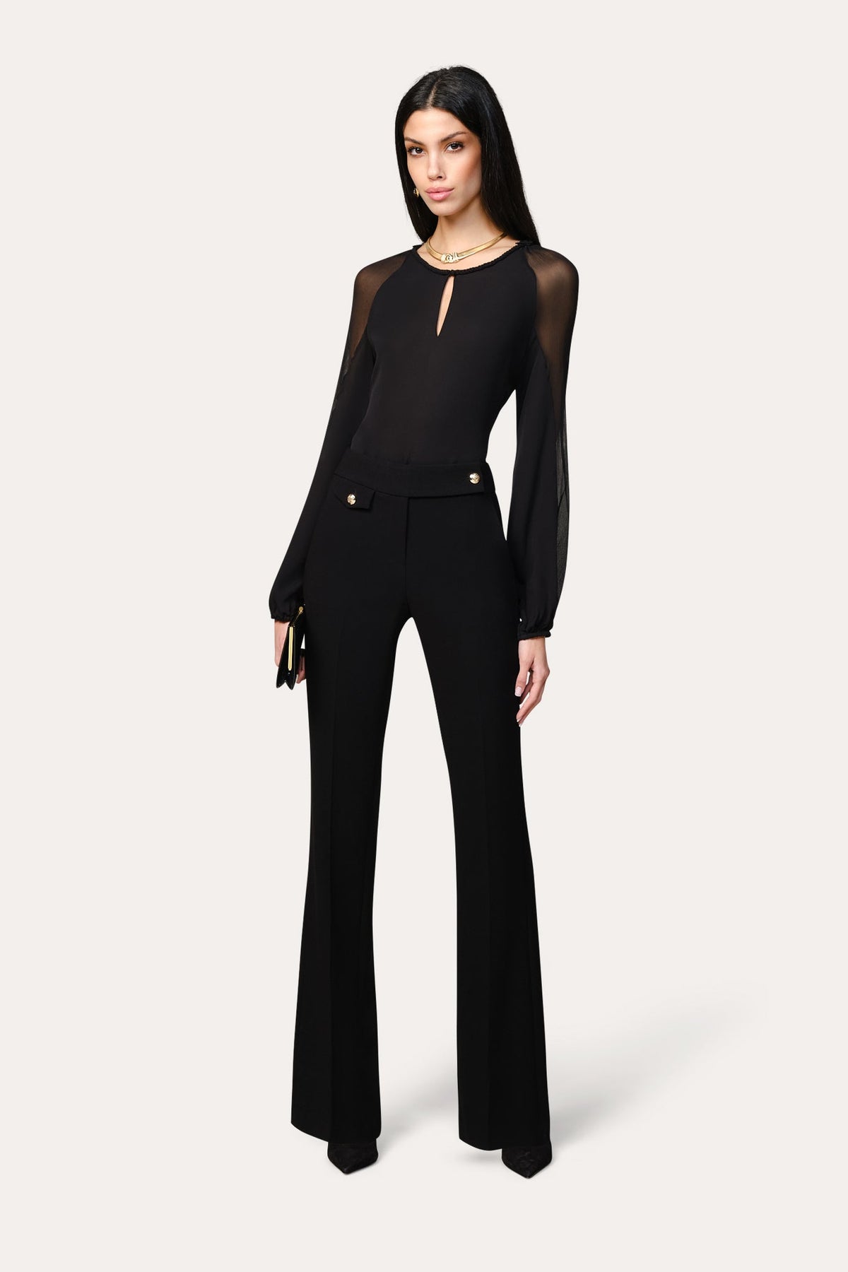Elie Tahari Silk Chiffon Blouse