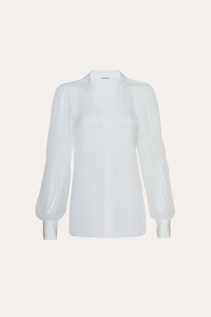 Elie Tahari Chiffon Button Down Shirt