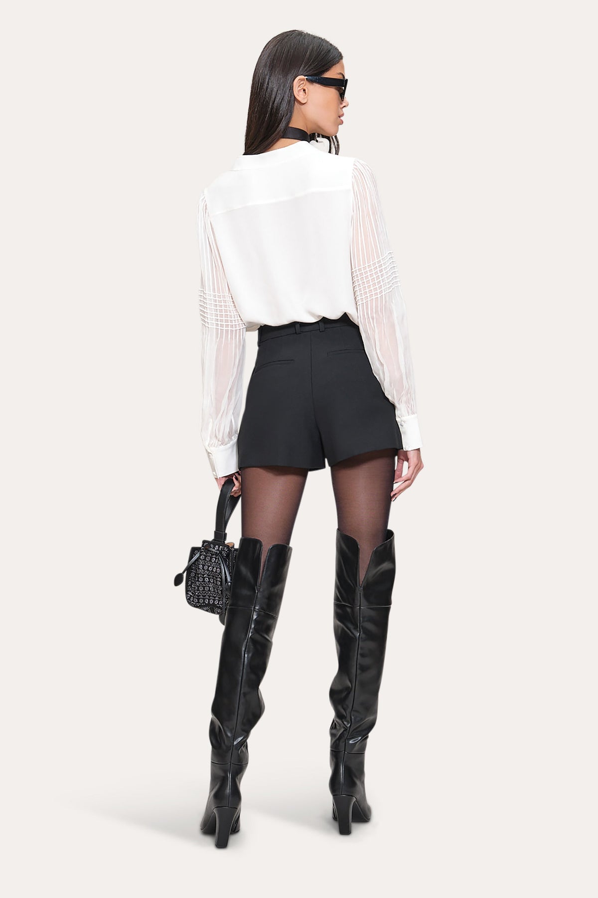 Elie Tahari Chiffon Button Down Shirt