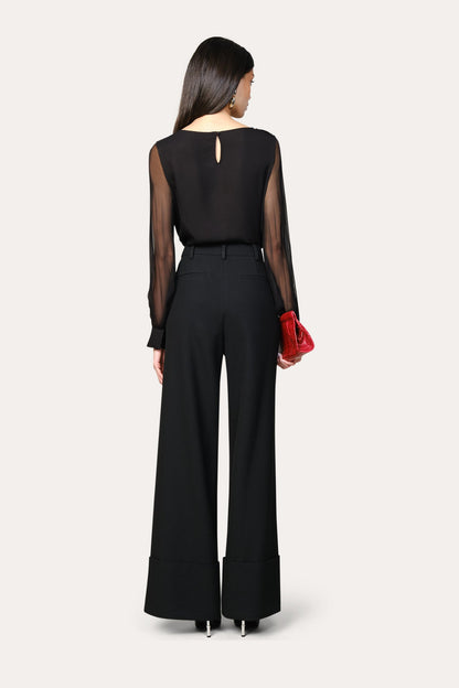 Elie Tahari Applique Silk Shirt