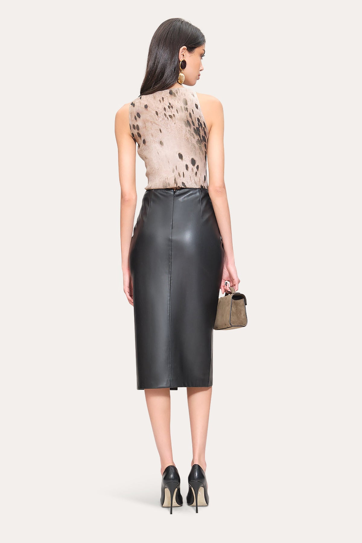 Elie Tahari Ocelot Scoop Tank