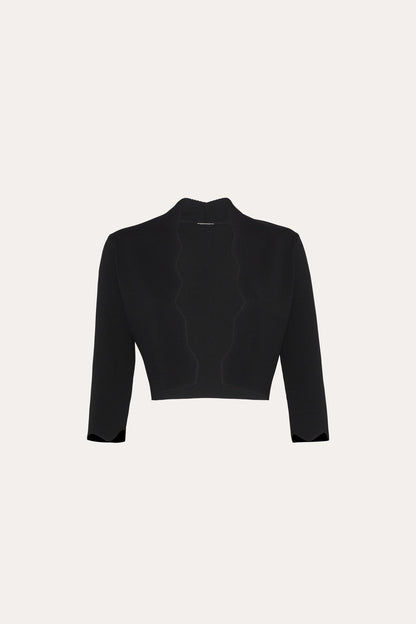 Elie Tahari Scallop Cardigan