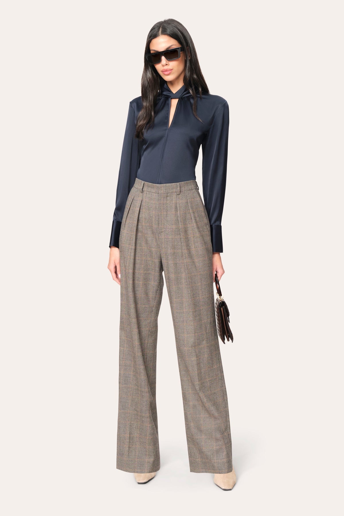 Elie Tahari Silk Twist Shirt