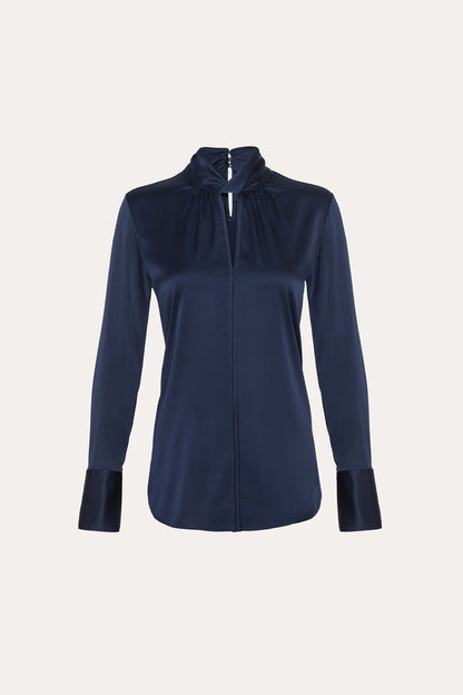 Elie Tahari Silk Twist Shirt
