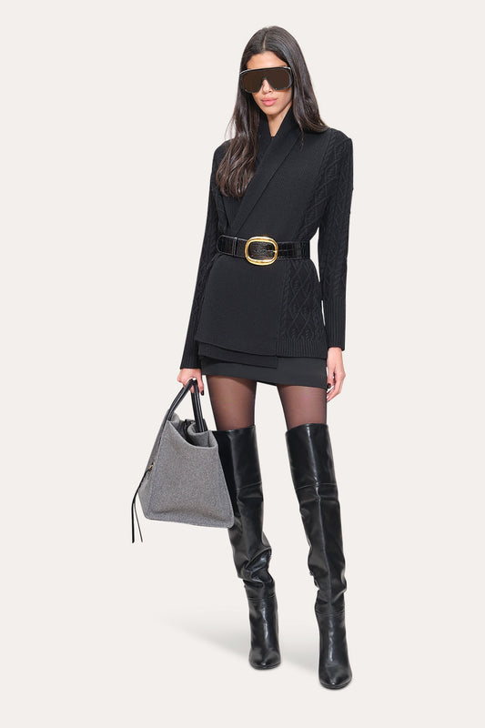 Elie Tahari Cable Knit Cardigan