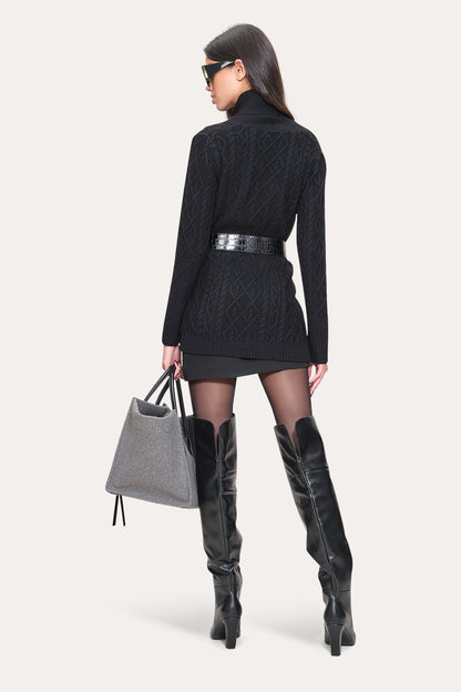 Elie Tahari Cable Knit Cardigan