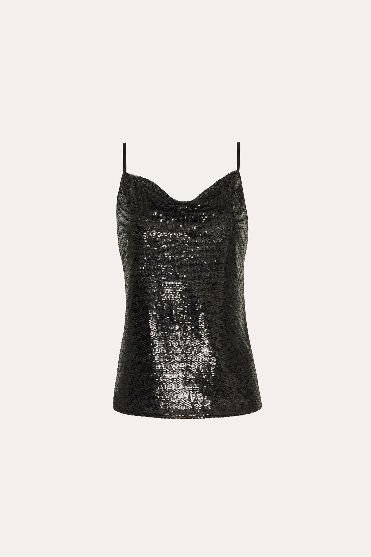 Elie Tahari Sequined Draped Camisole