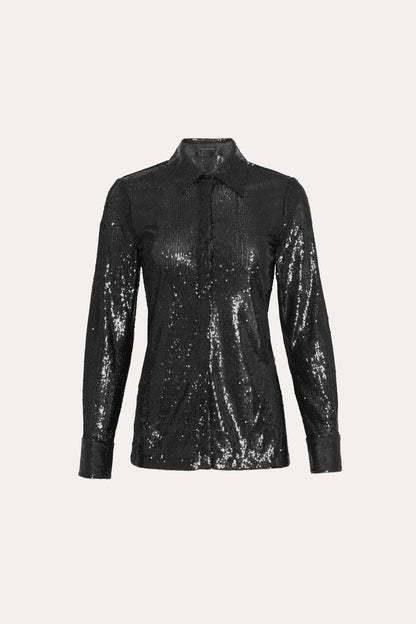 Elie Tahari Sequined Button Down