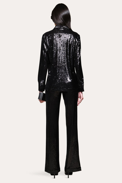 Elie Tahari Sequined Button Down