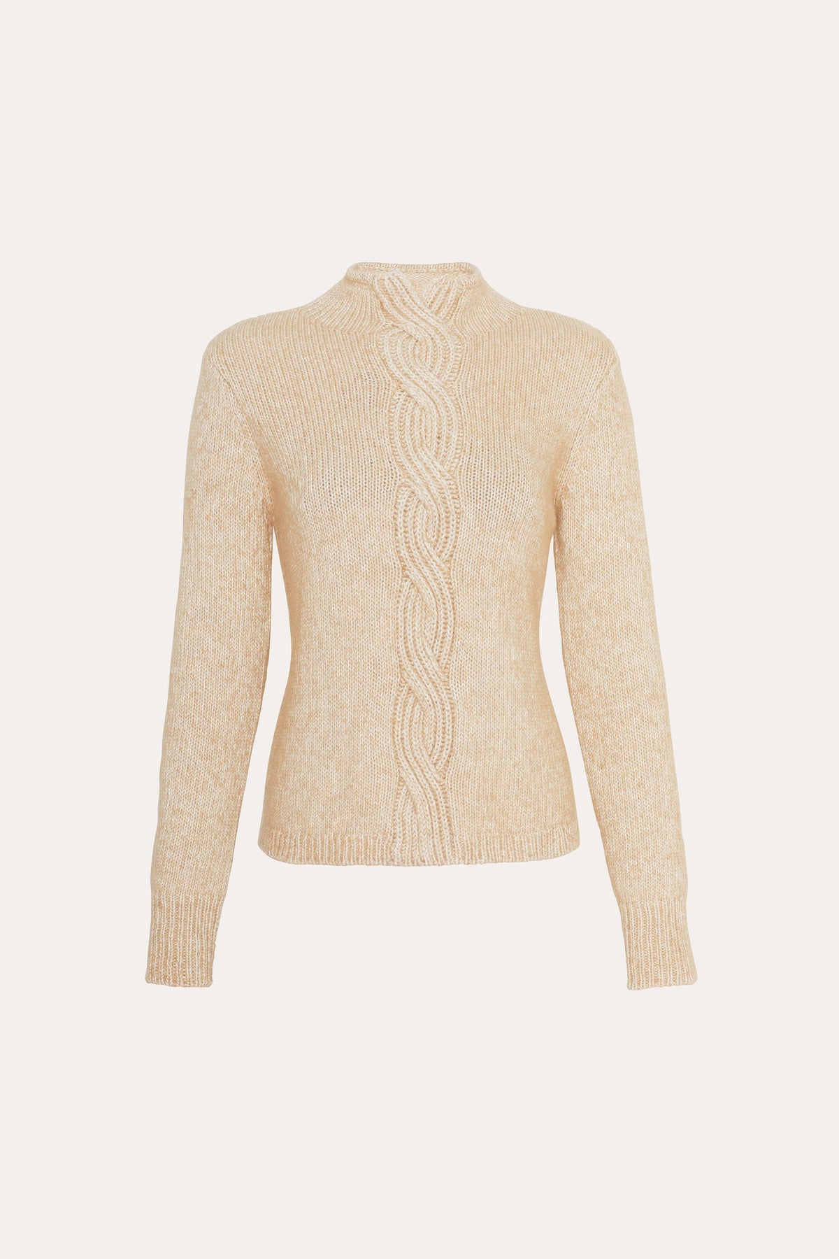 Elie Tahari Cable Cotton Wool Sweater