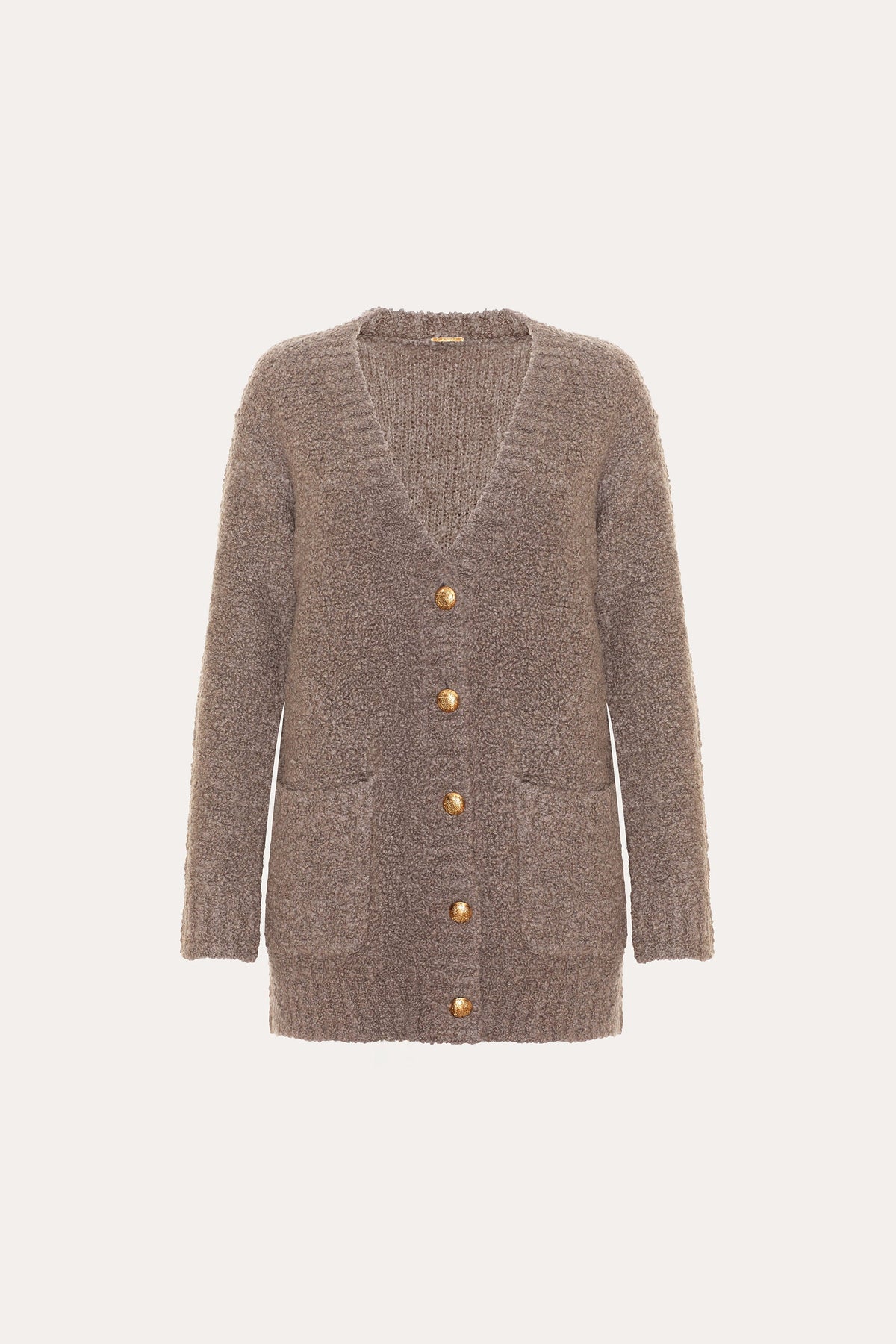 Elie Tahari Boucle Merino Cardigan