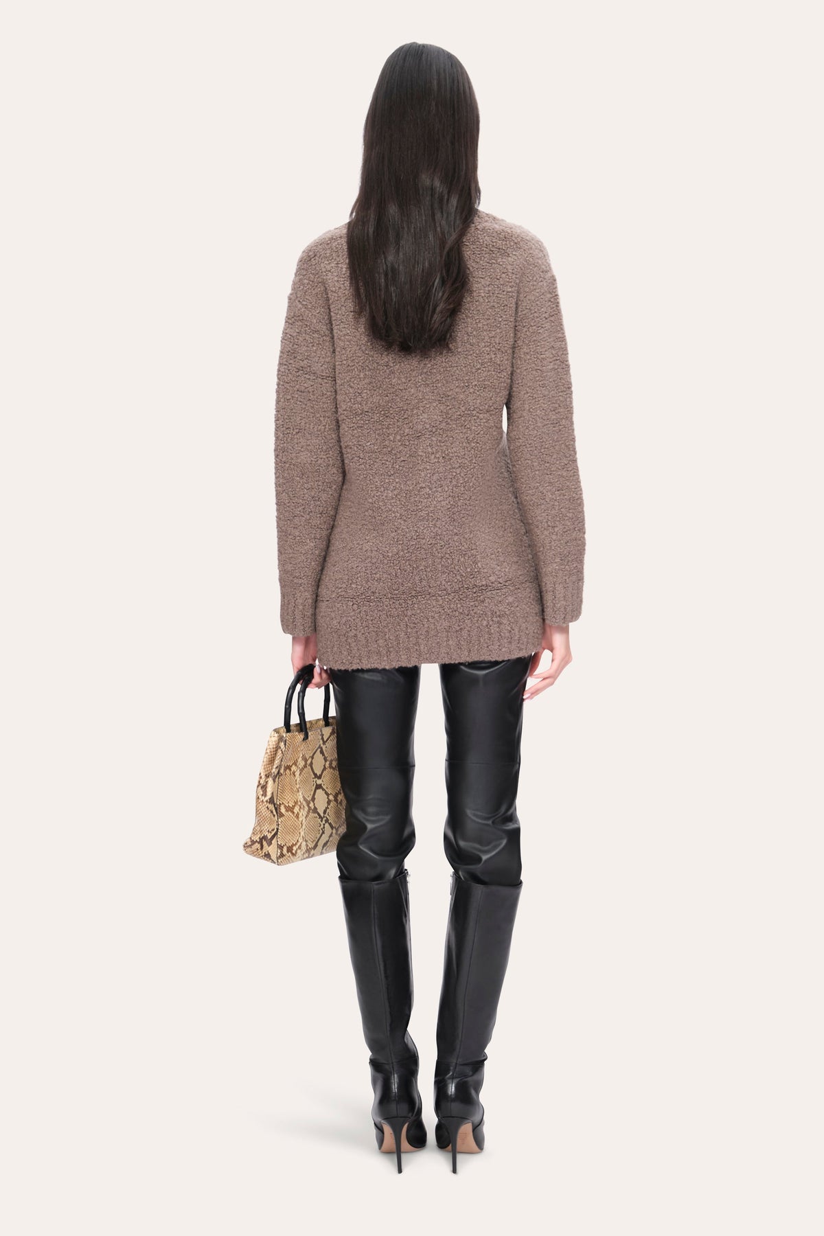 Elie Tahari Boucle Merino Cardigan