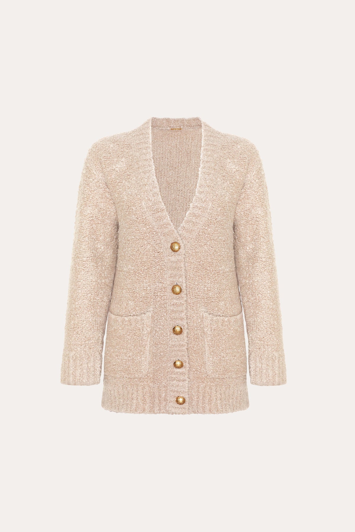 Elie Tahari Boucle Merino Cardigan