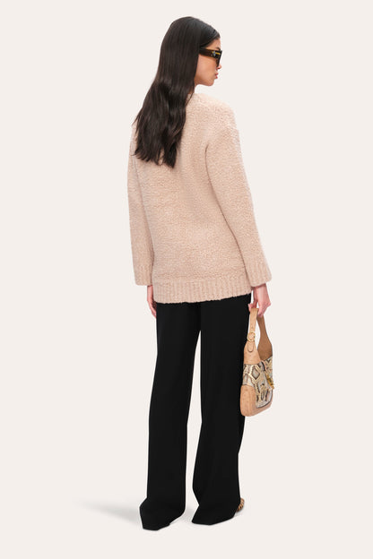 Elie Tahari Boucle Merino Cardigan