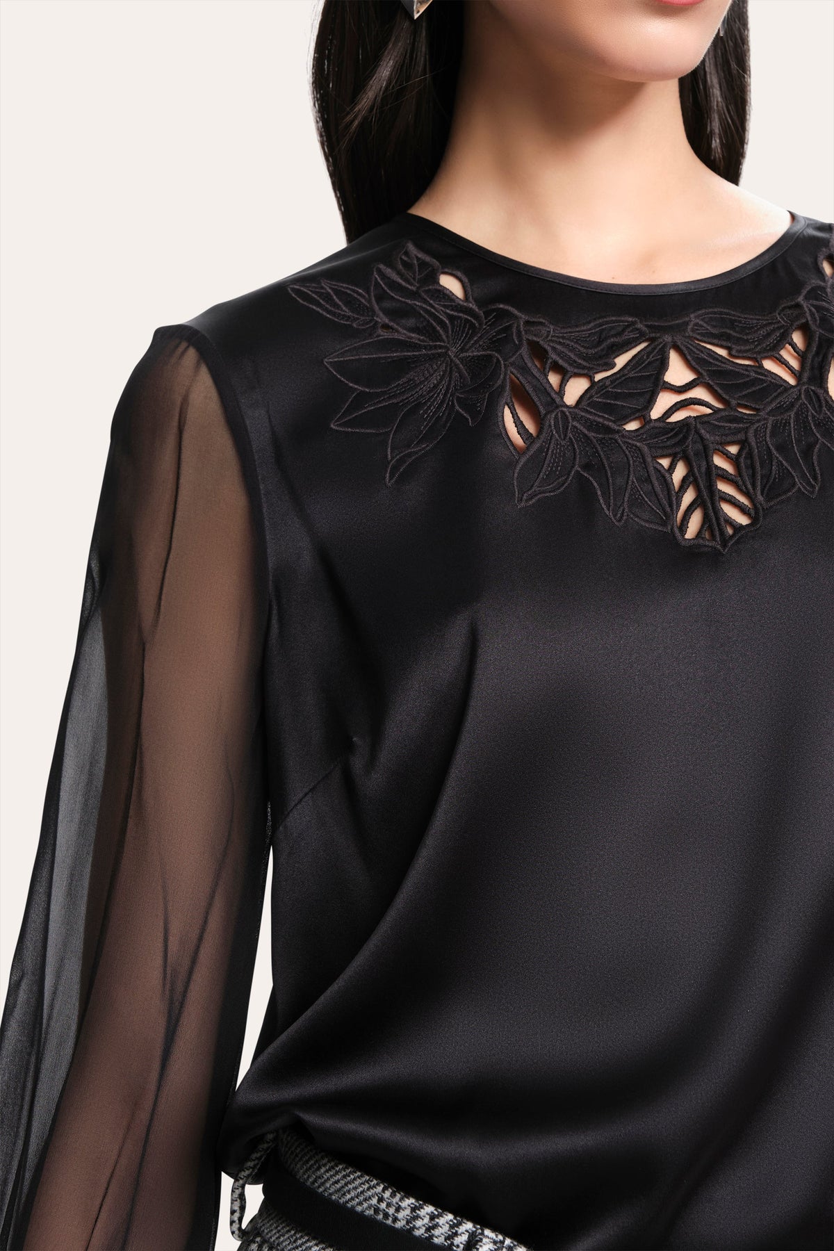 Elie Tahari Olivia Silk Blouse