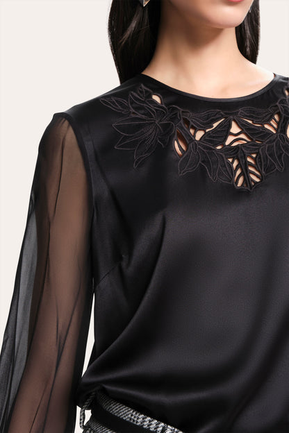 Elie Tahari Olivia Silk Blouse
