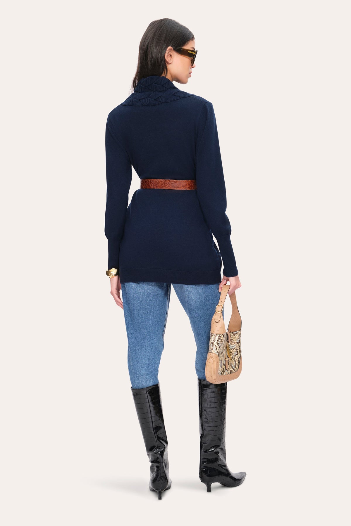 Elie Tahari Cable Cardigan