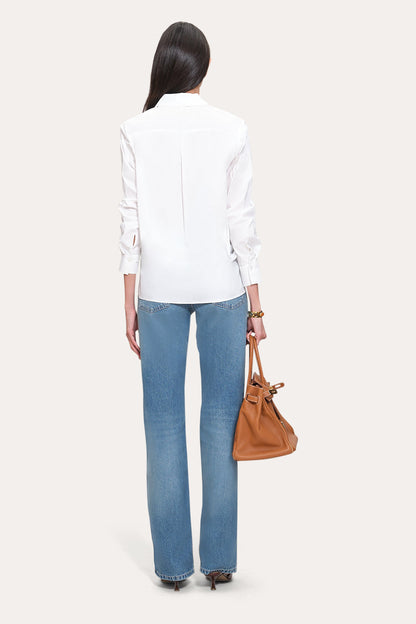 Elie Tahari Embroidered Cotton Shirt