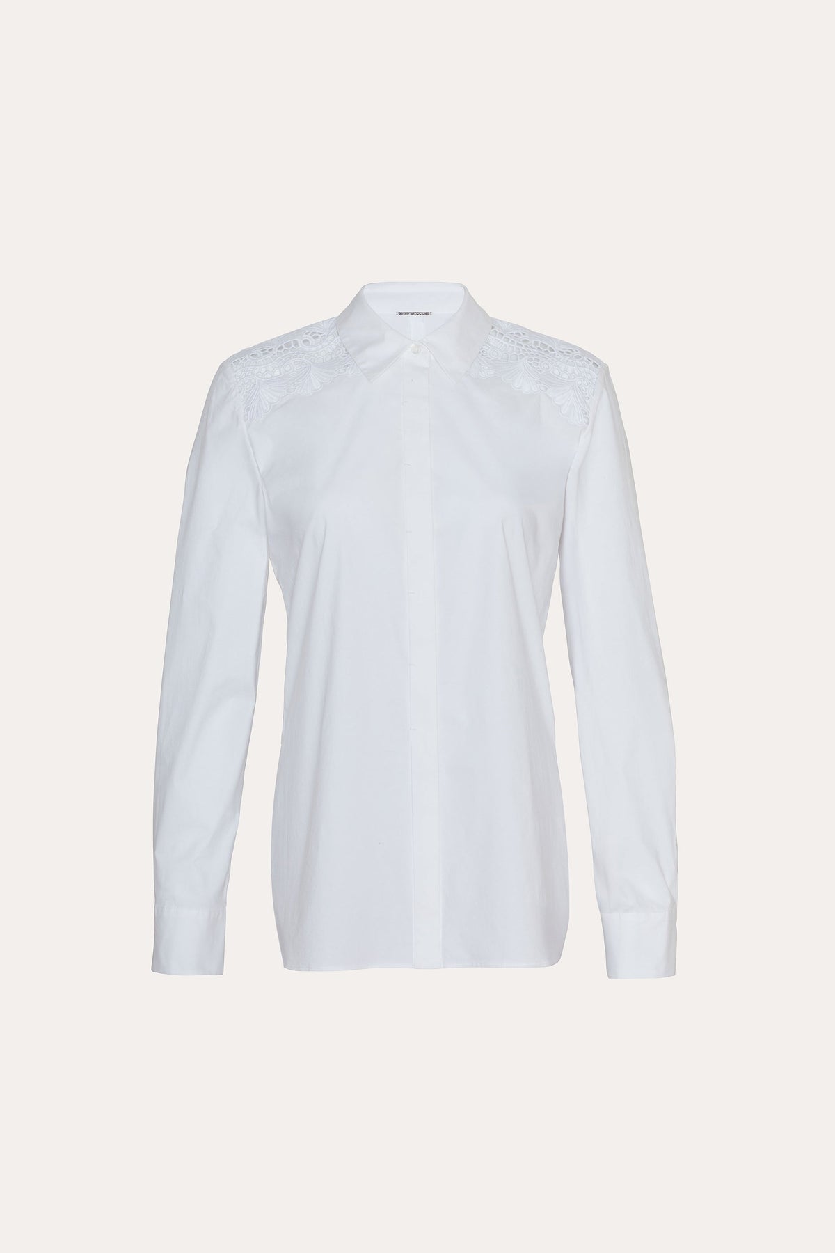 Elie Tahari Embroidered Cotton Shirt