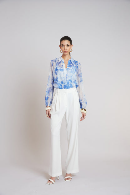 Elie Tahari Oceana Silk Shirt