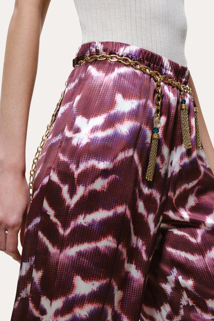 Elie Tahari Lila Ikat Silk Pant